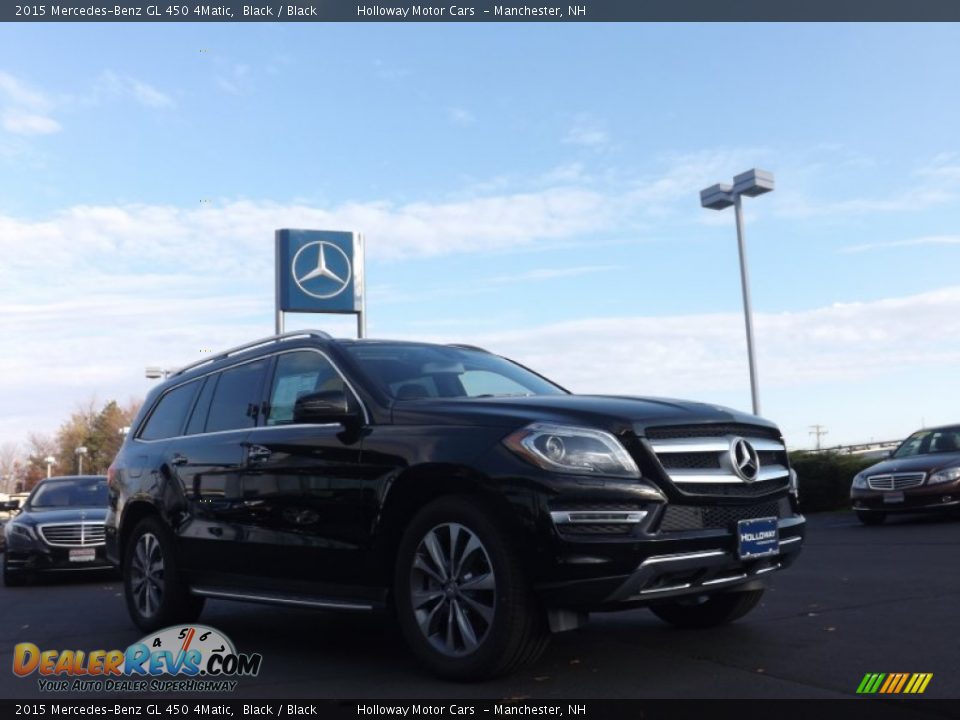 2015 Mercedes-Benz GL 450 4Matic Black / Black Photo #3