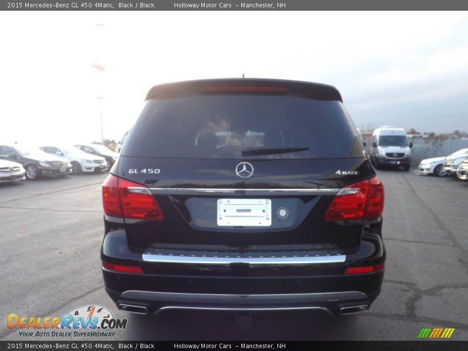 2015 Mercedes-Benz GL 450 4Matic Black / Black Photo #4