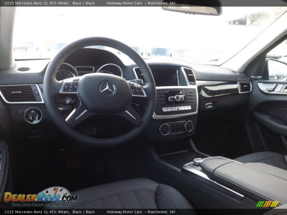 2015 Mercedes-Benz GL 450 4Matic Black / Black Photo #8