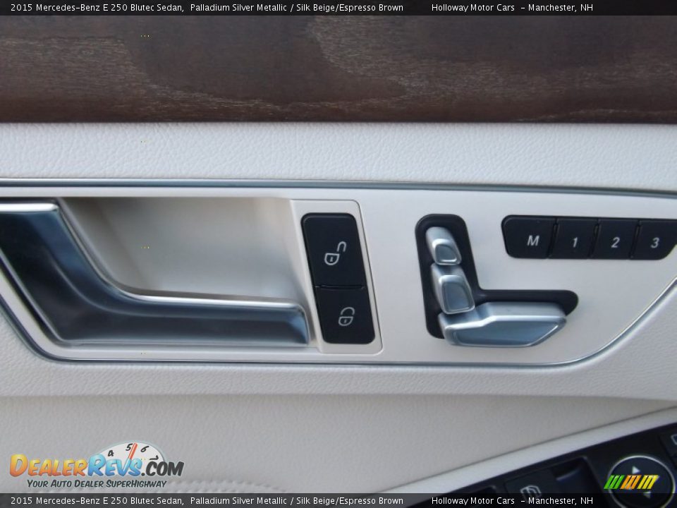 2015 Mercedes-Benz E 250 Blutec Sedan Palladium Silver Metallic / Silk Beige/Espresso Brown Photo #9