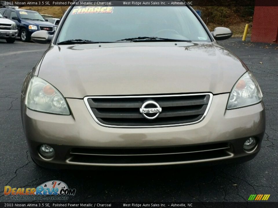 2003 Nissan Altima 3.5 SE Polished Pewter Metallic / Charcoal Photo #1
