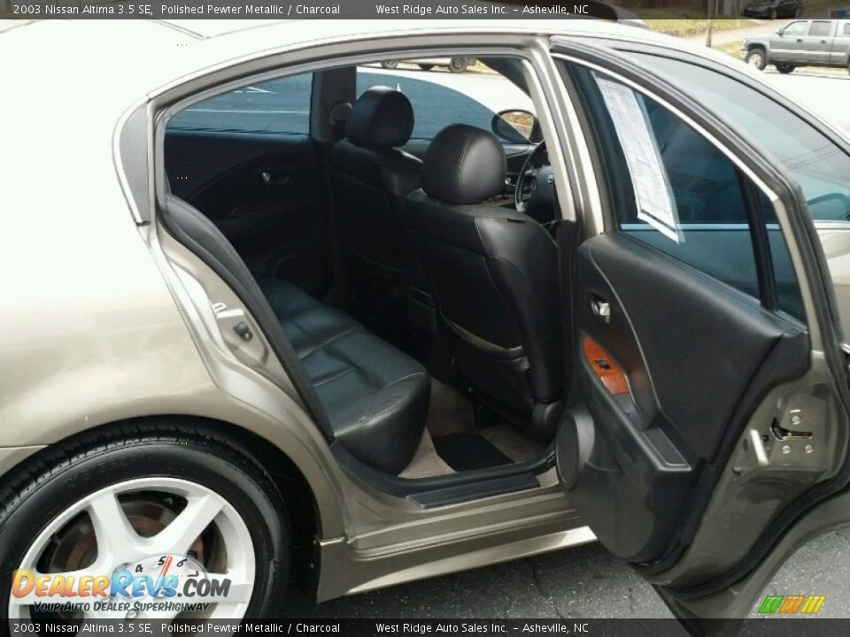 2003 Nissan Altima 3.5 SE Polished Pewter Metallic / Charcoal Photo #11