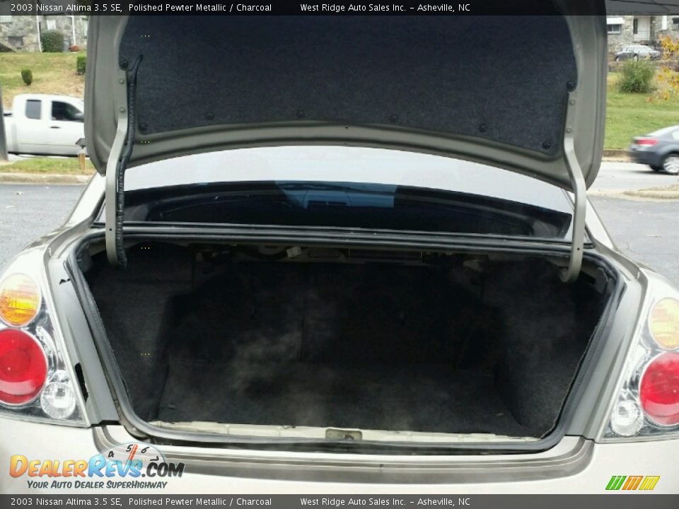 2003 Nissan Altima 3.5 SE Polished Pewter Metallic / Charcoal Photo #13