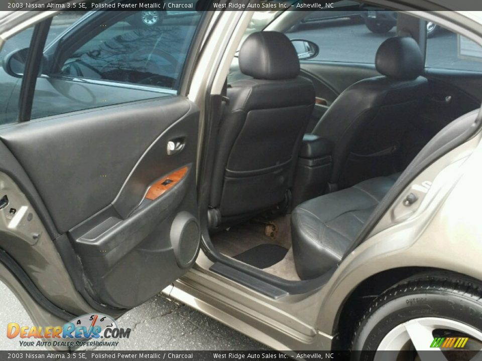 2003 Nissan Altima 3.5 SE Polished Pewter Metallic / Charcoal Photo #14