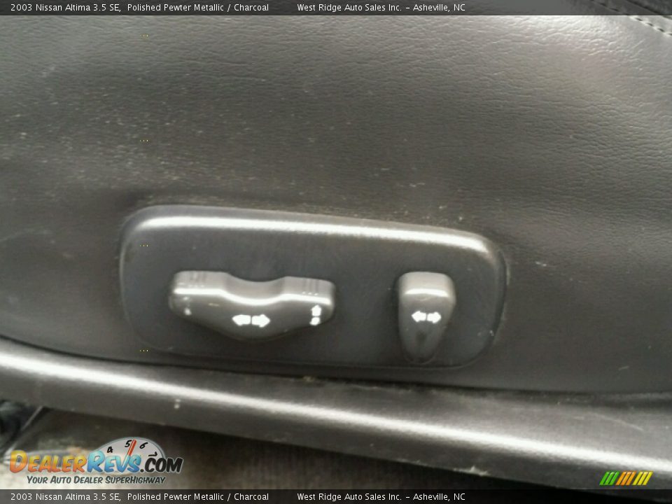 2003 Nissan Altima 3.5 SE Polished Pewter Metallic / Charcoal Photo #17