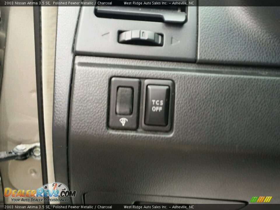 2003 Nissan Altima 3.5 SE Polished Pewter Metallic / Charcoal Photo #18