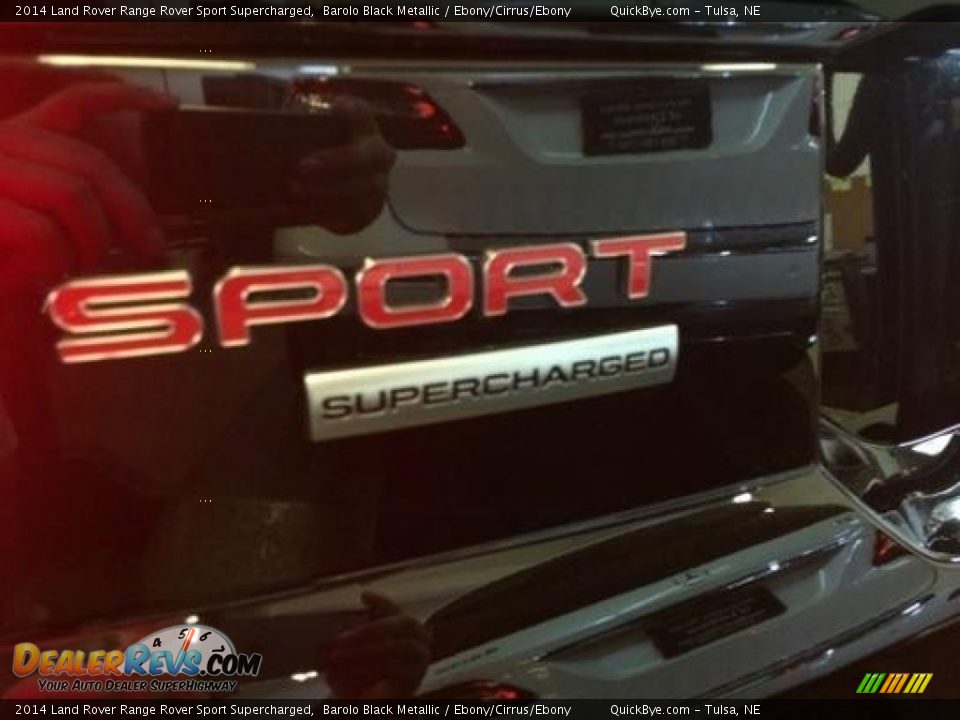 2014 Land Rover Range Rover Sport Supercharged Barolo Black Metallic / Ebony/Cirrus/Ebony Photo #9