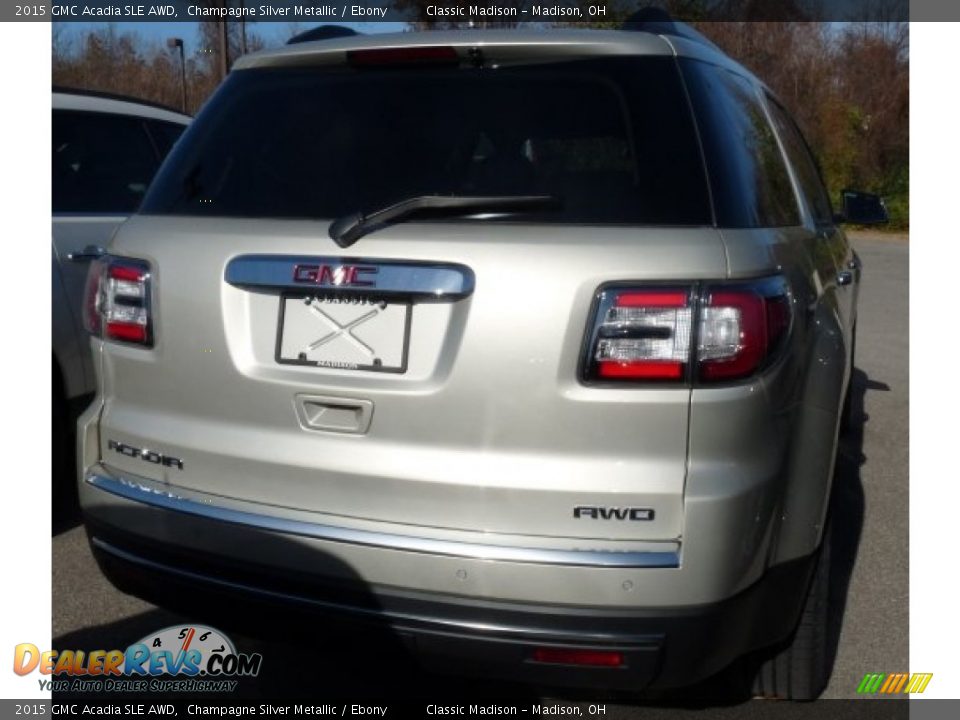 2015 GMC Acadia SLE AWD Champagne Silver Metallic / Ebony Photo #2