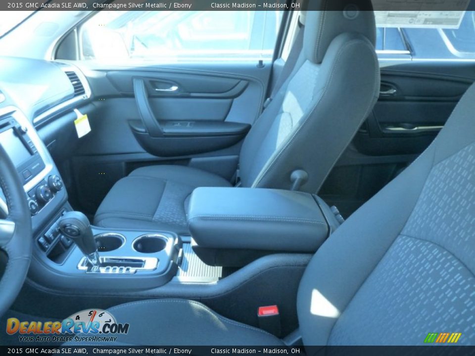 2015 GMC Acadia SLE AWD Champagne Silver Metallic / Ebony Photo #3