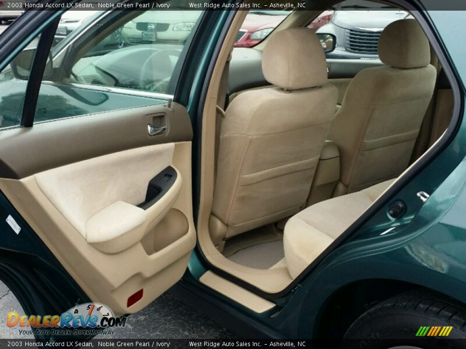 Rear Seat of 2003 Honda Accord LX Sedan Photo #13