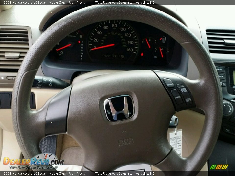 2003 Honda Accord LX Sedan Steering Wheel Photo #17