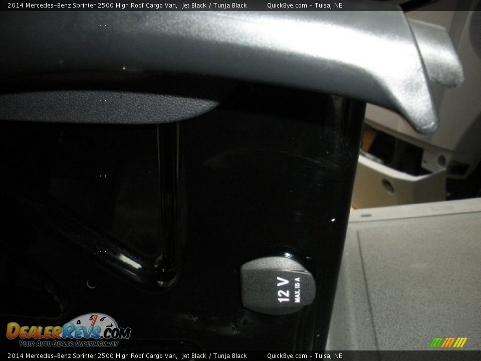 2014 Mercedes-Benz Sprinter 2500 High Roof Cargo Van Jet Black / Tunja Black Photo #14