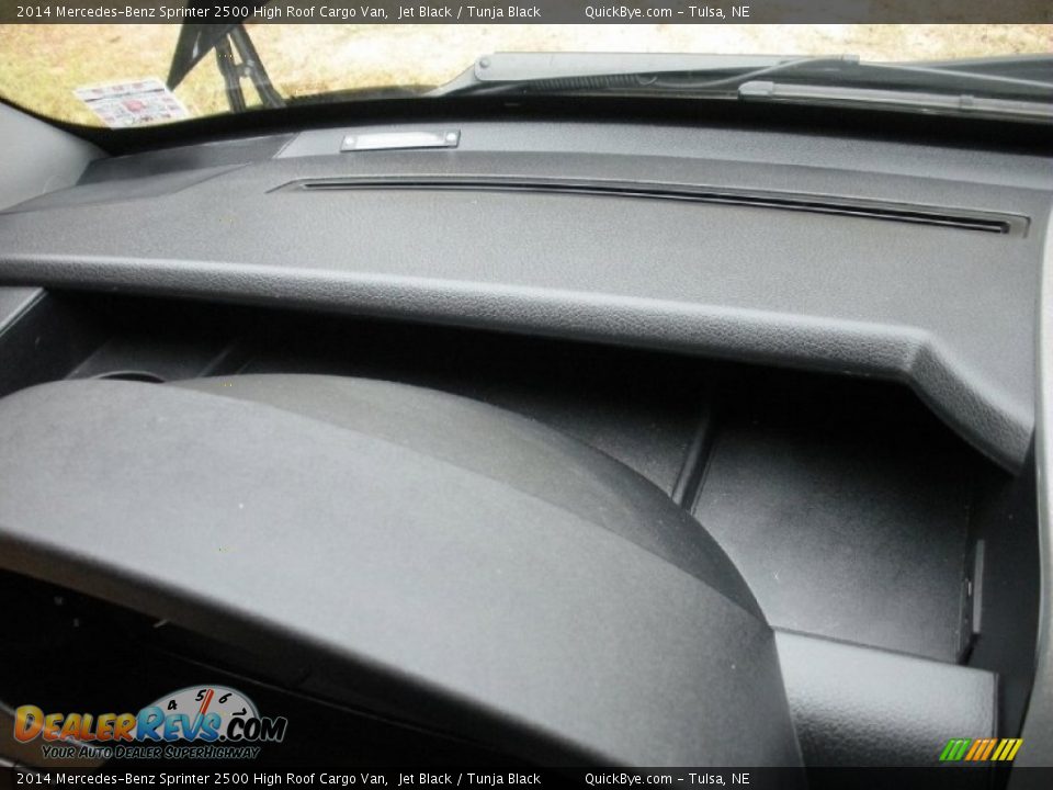 2014 Mercedes-Benz Sprinter 2500 High Roof Cargo Van Jet Black / Tunja Black Photo #17