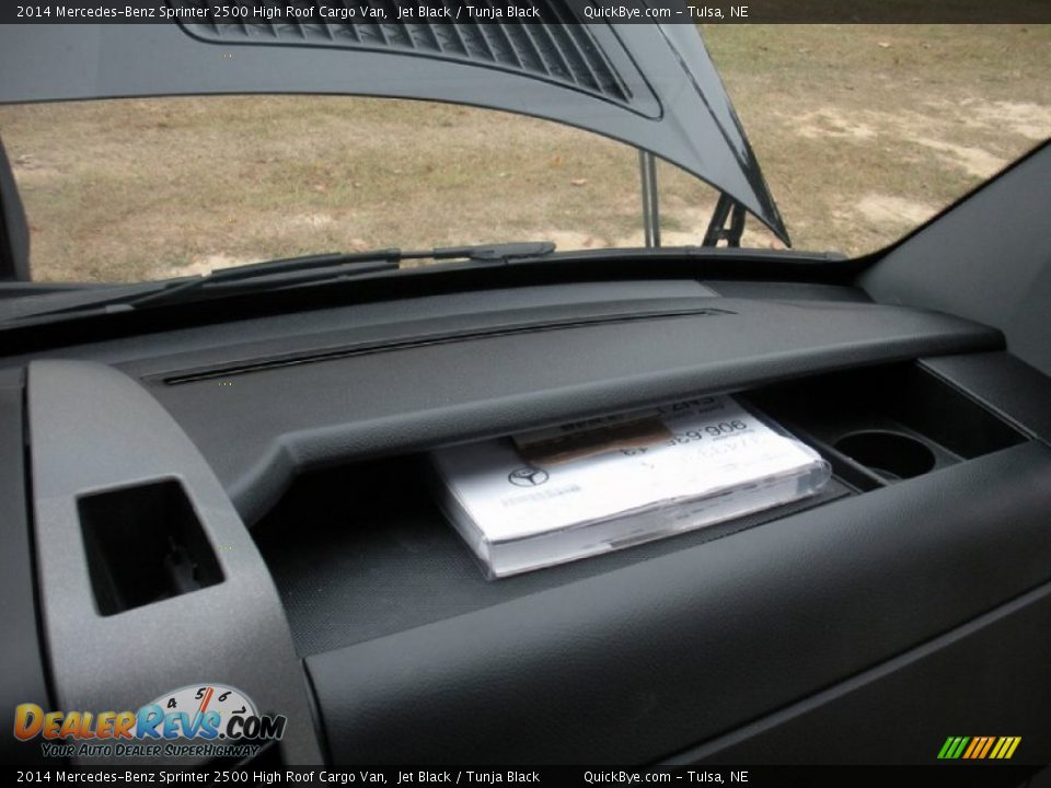 2014 Mercedes-Benz Sprinter 2500 High Roof Cargo Van Jet Black / Tunja Black Photo #18