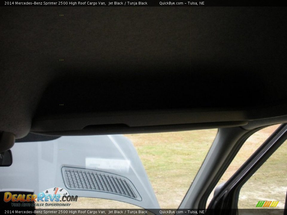 2014 Mercedes-Benz Sprinter 2500 High Roof Cargo Van Jet Black / Tunja Black Photo #21
