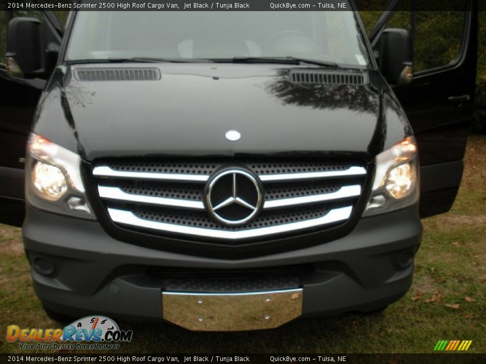 2014 Mercedes-Benz Sprinter 2500 High Roof Cargo Van Jet Black / Tunja Black Photo #31