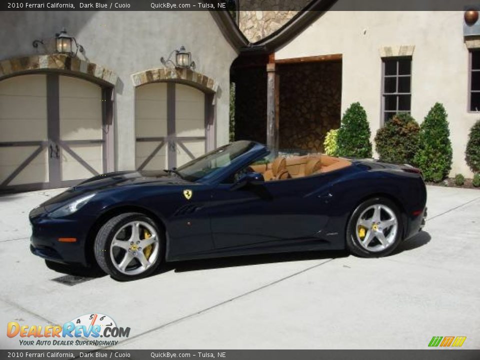 2010 Ferrari California Dark Blue / Cuoio Photo #1