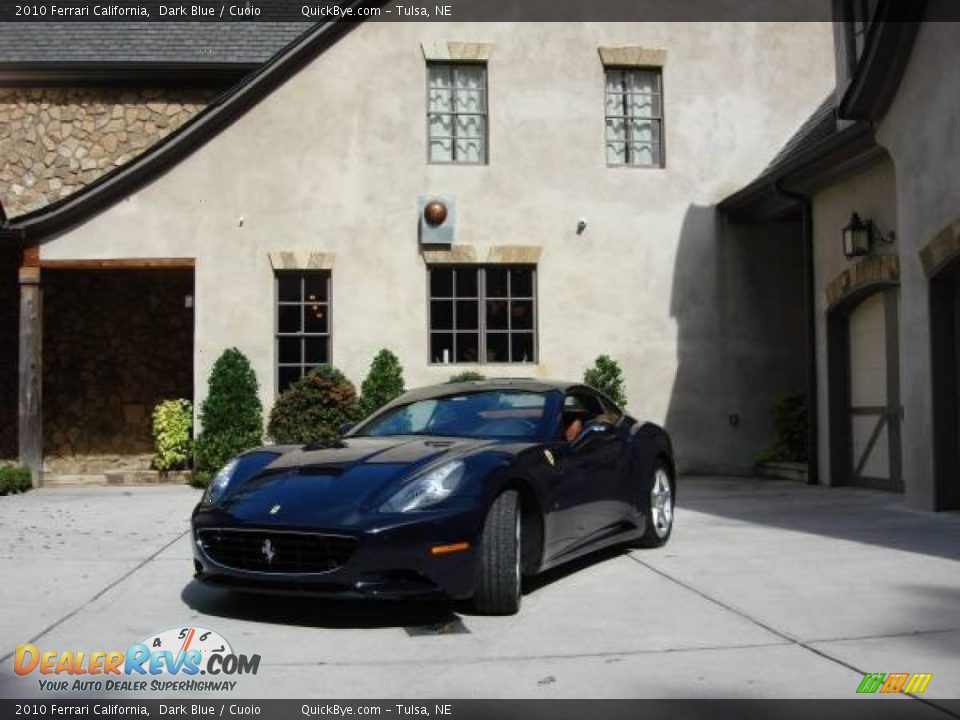 2010 Ferrari California Dark Blue / Cuoio Photo #11
