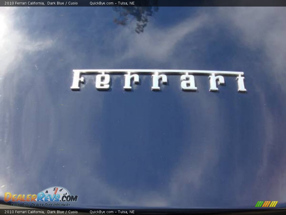 2010 Ferrari California Dark Blue / Cuoio Photo #16