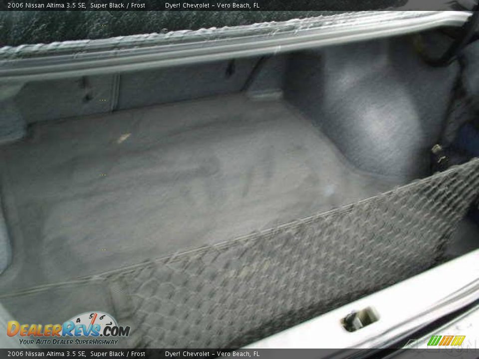 2006 Nissan Altima 3.5 SE Super Black / Frost Photo #7