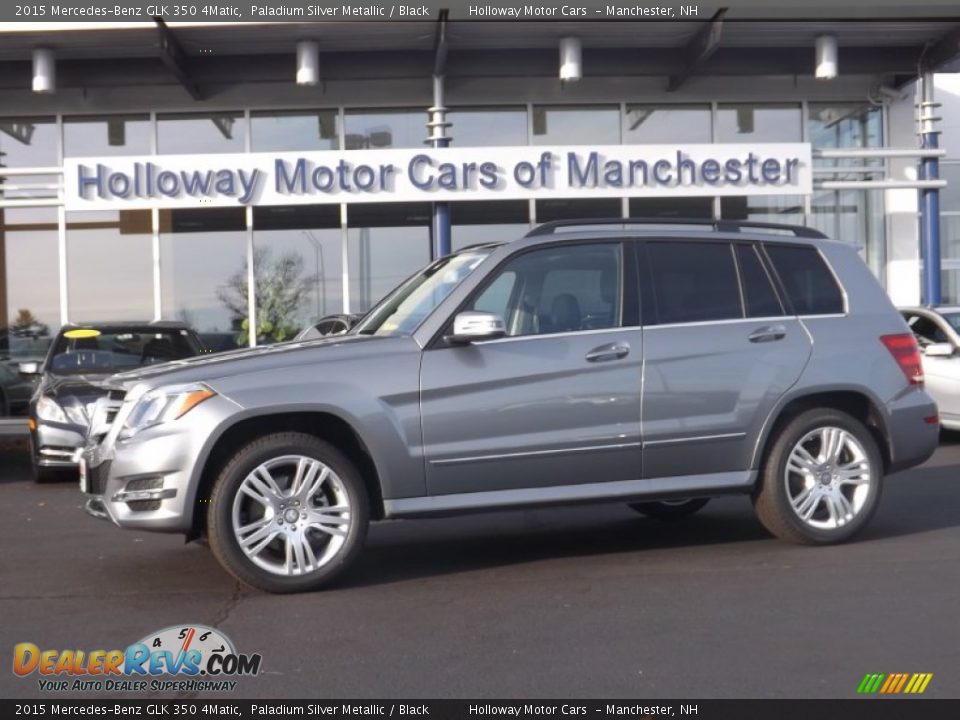 2015 Mercedes-Benz GLK 350 4Matic Paladium Silver Metallic / Black Photo #1