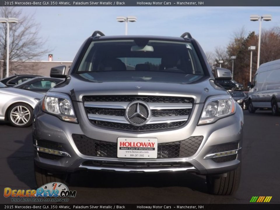 2015 Mercedes-Benz GLK 350 4Matic Paladium Silver Metallic / Black Photo #2