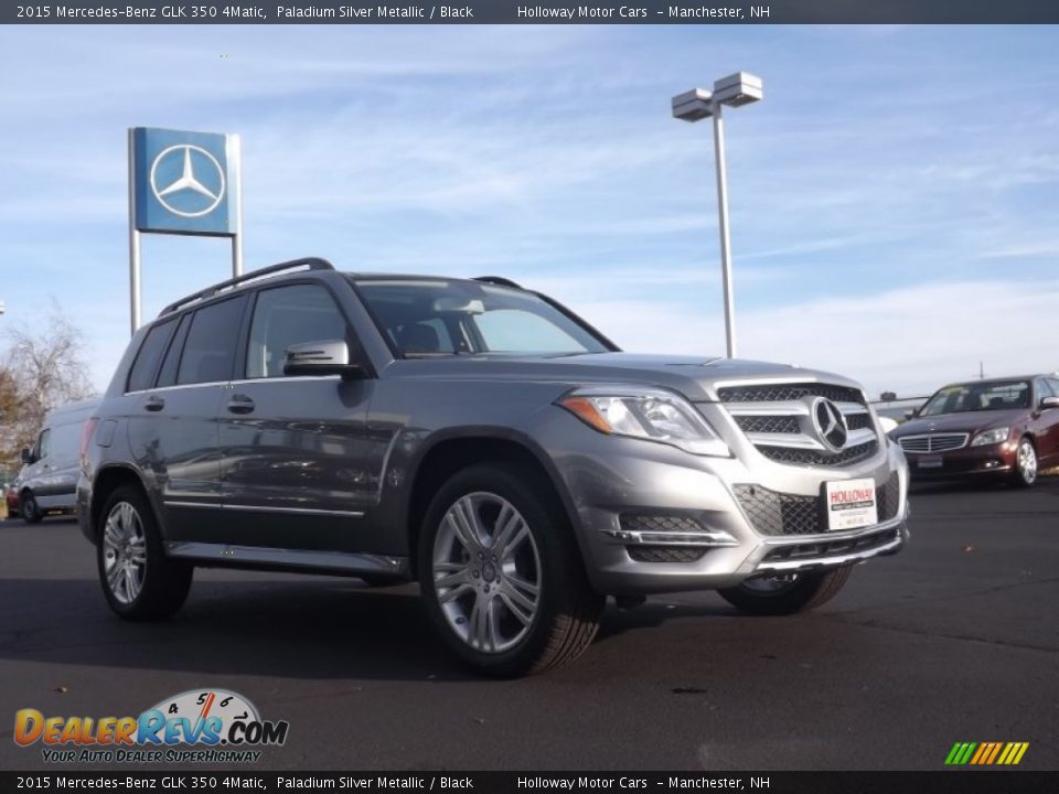 2015 Mercedes-Benz GLK 350 4Matic Paladium Silver Metallic / Black Photo #3