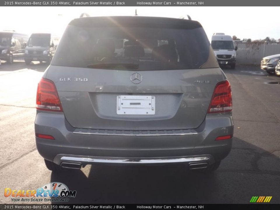 2015 Mercedes-Benz GLK 350 4Matic Paladium Silver Metallic / Black Photo #4