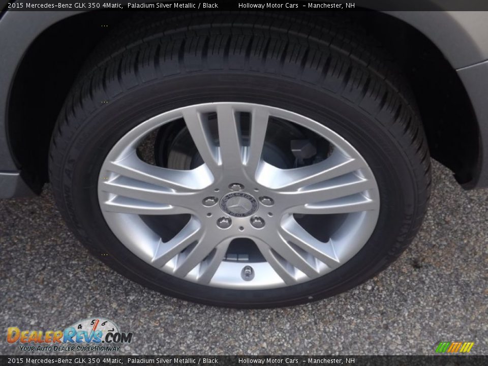 2015 Mercedes-Benz GLK 350 4Matic Paladium Silver Metallic / Black Photo #6