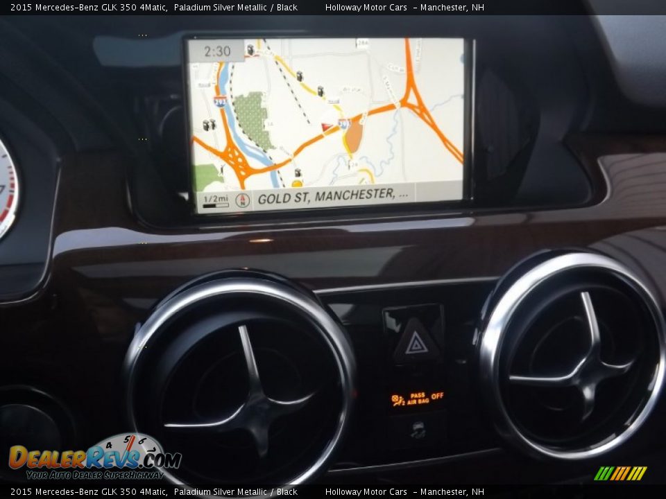 2015 Mercedes-Benz GLK 350 4Matic Paladium Silver Metallic / Black Photo #12
