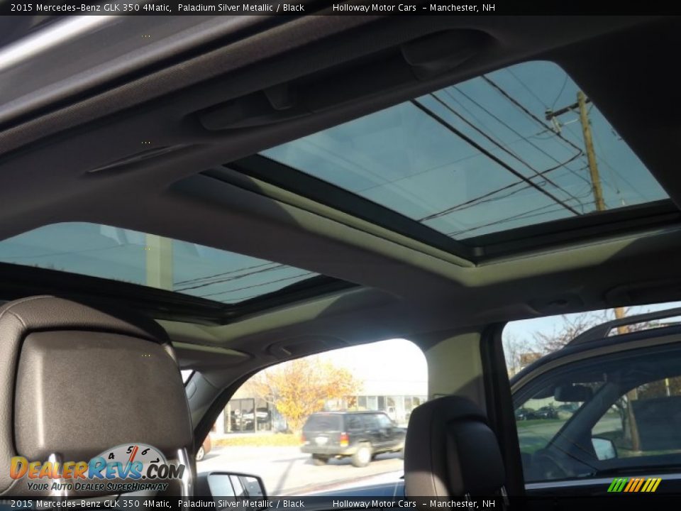 2015 Mercedes-Benz GLK 350 4Matic Paladium Silver Metallic / Black Photo #14