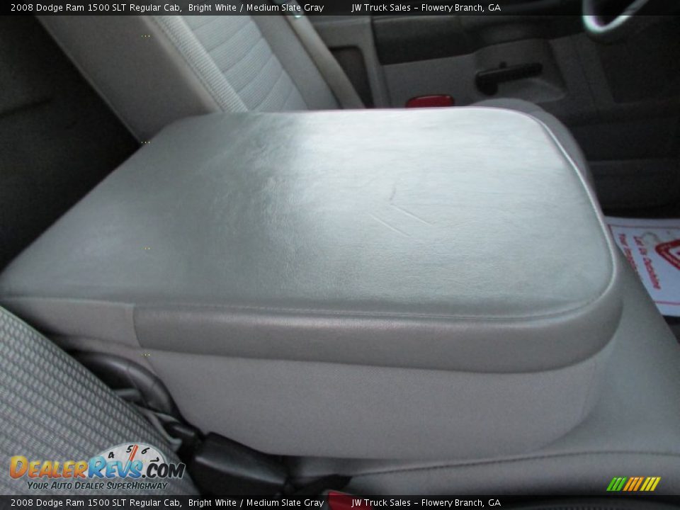 2008 Dodge Ram 1500 SLT Regular Cab Bright White / Medium Slate Gray Photo #21