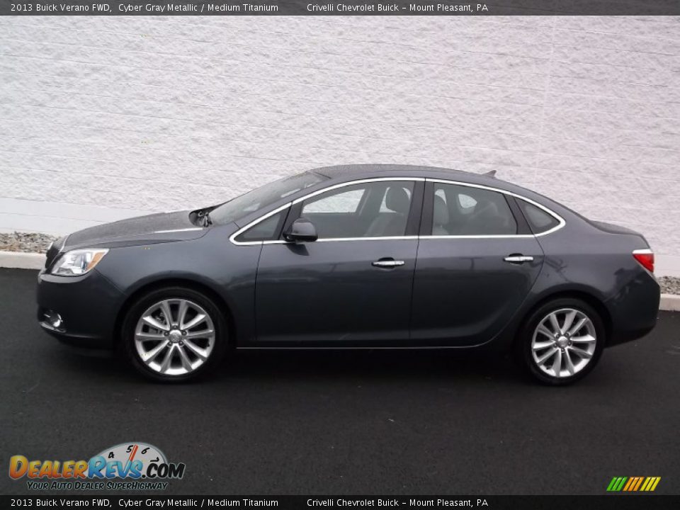 2013 Buick Verano FWD Cyber Gray Metallic / Medium Titanium Photo #2