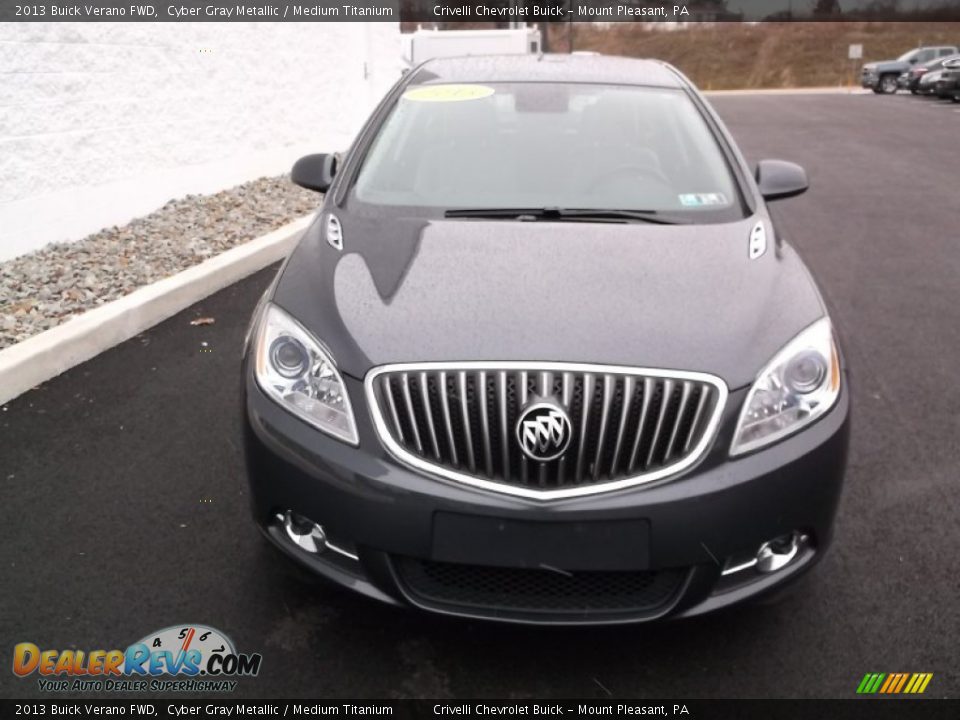 2013 Buick Verano FWD Cyber Gray Metallic / Medium Titanium Photo #4