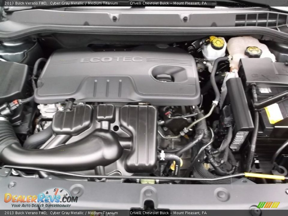 2013 Buick Verano FWD Cyber Gray Metallic / Medium Titanium Photo #9