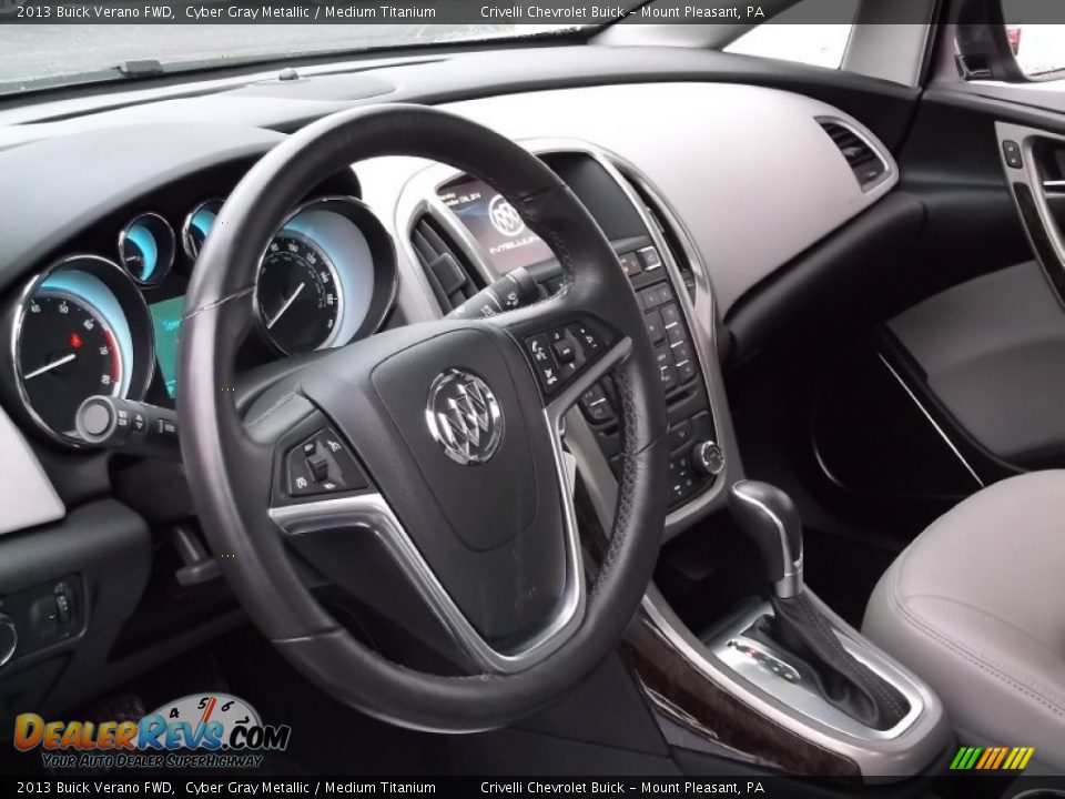 2013 Buick Verano FWD Cyber Gray Metallic / Medium Titanium Photo #12