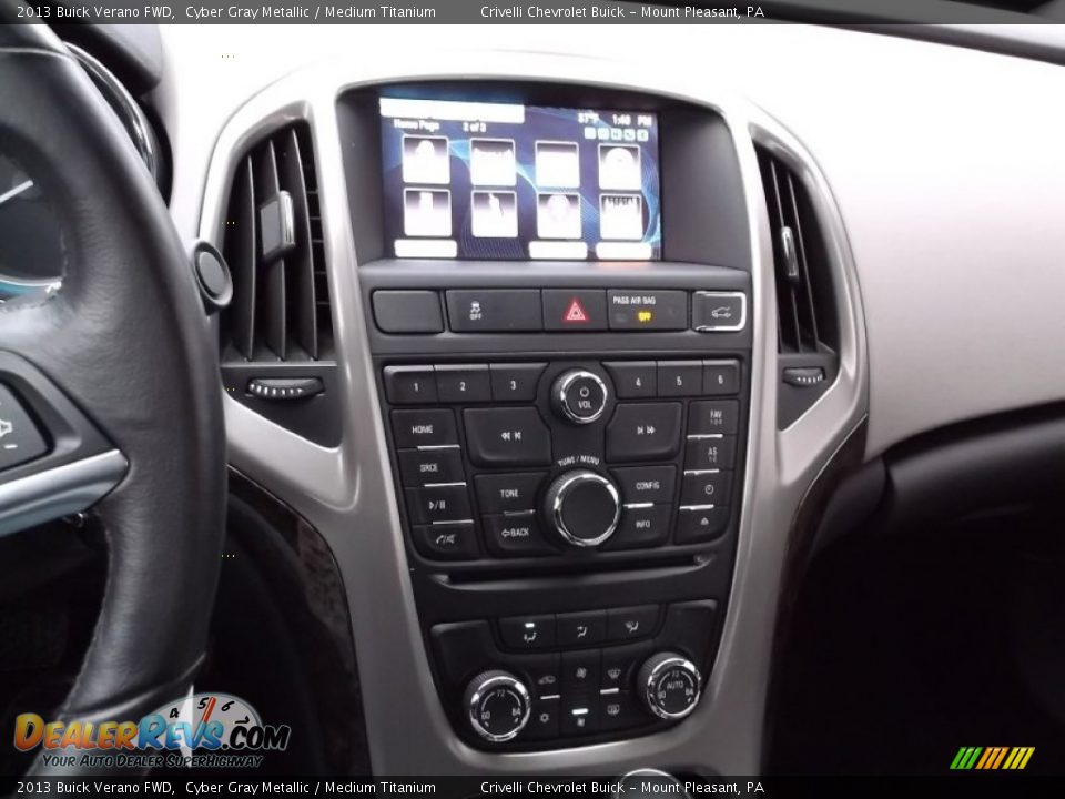 2013 Buick Verano FWD Cyber Gray Metallic / Medium Titanium Photo #15