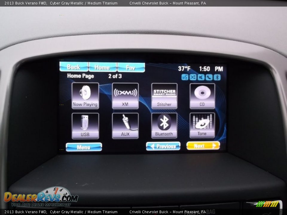 2013 Buick Verano FWD Cyber Gray Metallic / Medium Titanium Photo #16