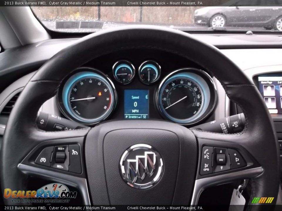 2013 Buick Verano FWD Cyber Gray Metallic / Medium Titanium Photo #19