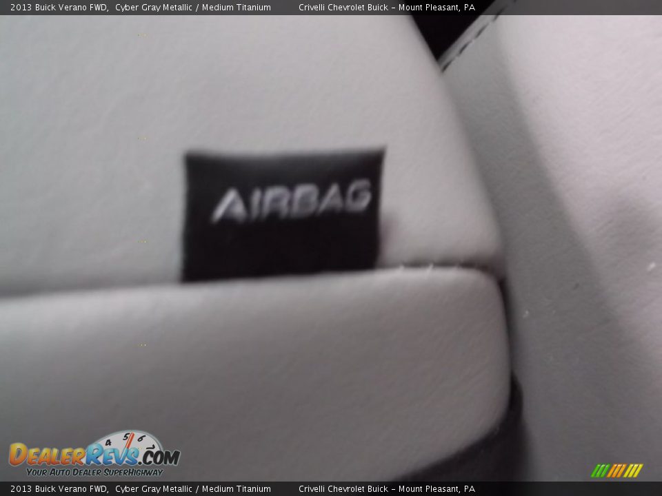 2013 Buick Verano FWD Cyber Gray Metallic / Medium Titanium Photo #22