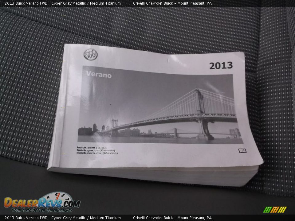2013 Buick Verano FWD Cyber Gray Metallic / Medium Titanium Photo #25