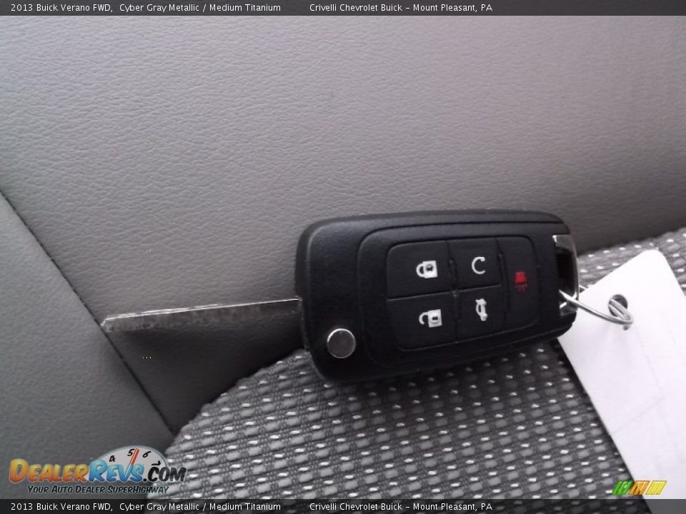 2013 Buick Verano FWD Cyber Gray Metallic / Medium Titanium Photo #26