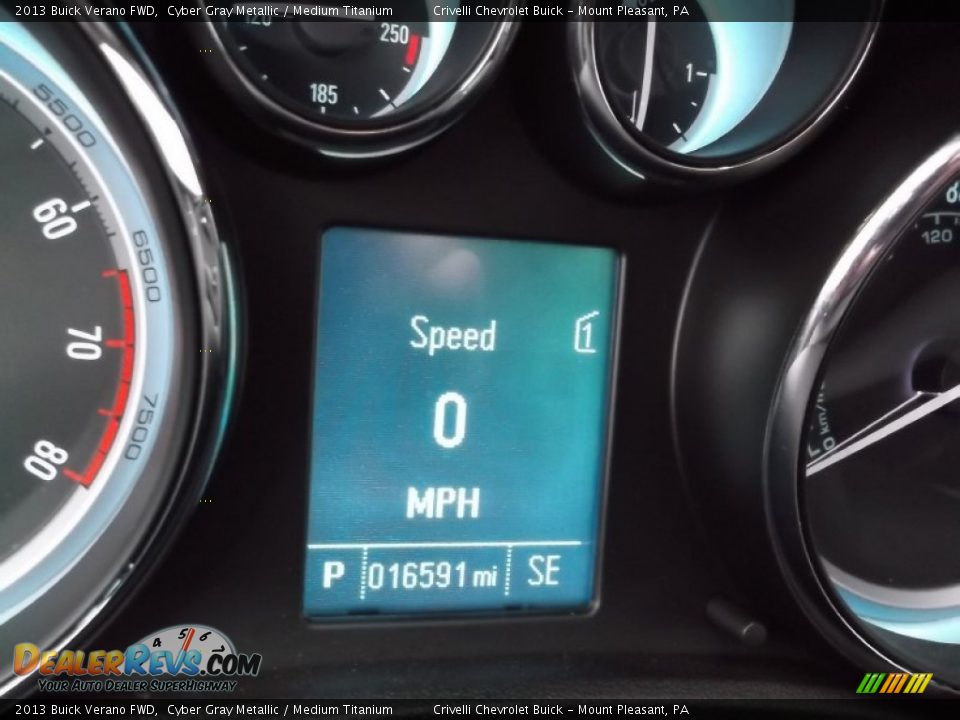 2013 Buick Verano FWD Cyber Gray Metallic / Medium Titanium Photo #30