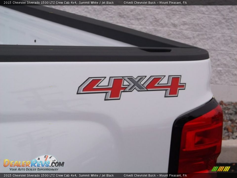 2015 Chevrolet Silverado 1500 LTZ Crew Cab 4x4 Summit White / Jet Black Photo #4