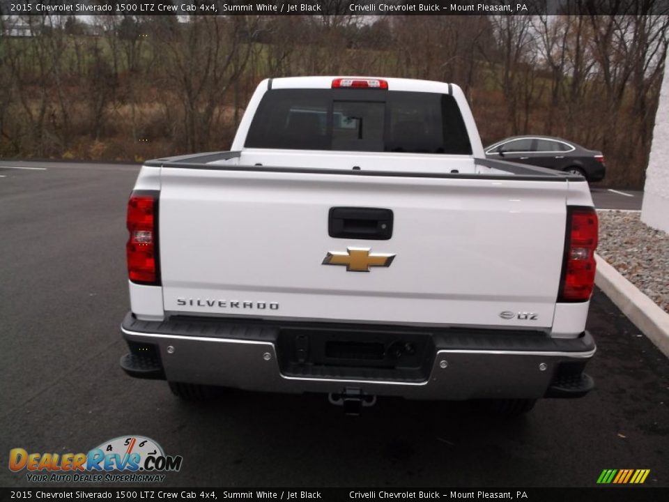 2015 Chevrolet Silverado 1500 LTZ Crew Cab 4x4 Summit White / Jet Black Photo #7