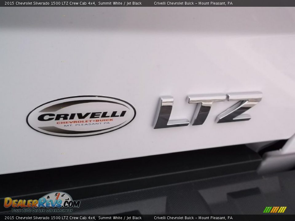2015 Chevrolet Silverado 1500 LTZ Crew Cab 4x4 Summit White / Jet Black Photo #8