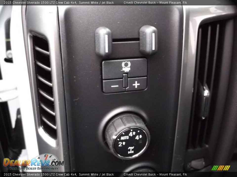 2015 Chevrolet Silverado 1500 LTZ Crew Cab 4x4 Summit White / Jet Black Photo #10