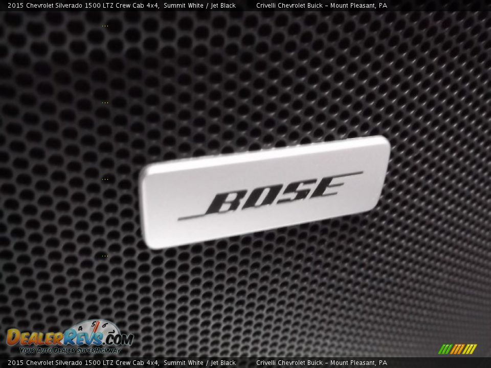 2015 Chevrolet Silverado 1500 LTZ Crew Cab 4x4 Summit White / Jet Black Photo #12
