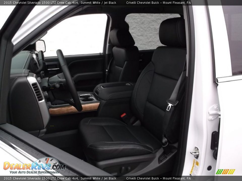 2015 Chevrolet Silverado 1500 LTZ Crew Cab 4x4 Summit White / Jet Black Photo #13