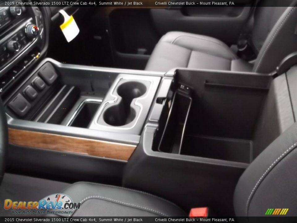 2015 Chevrolet Silverado 1500 LTZ Crew Cab 4x4 Summit White / Jet Black Photo #15